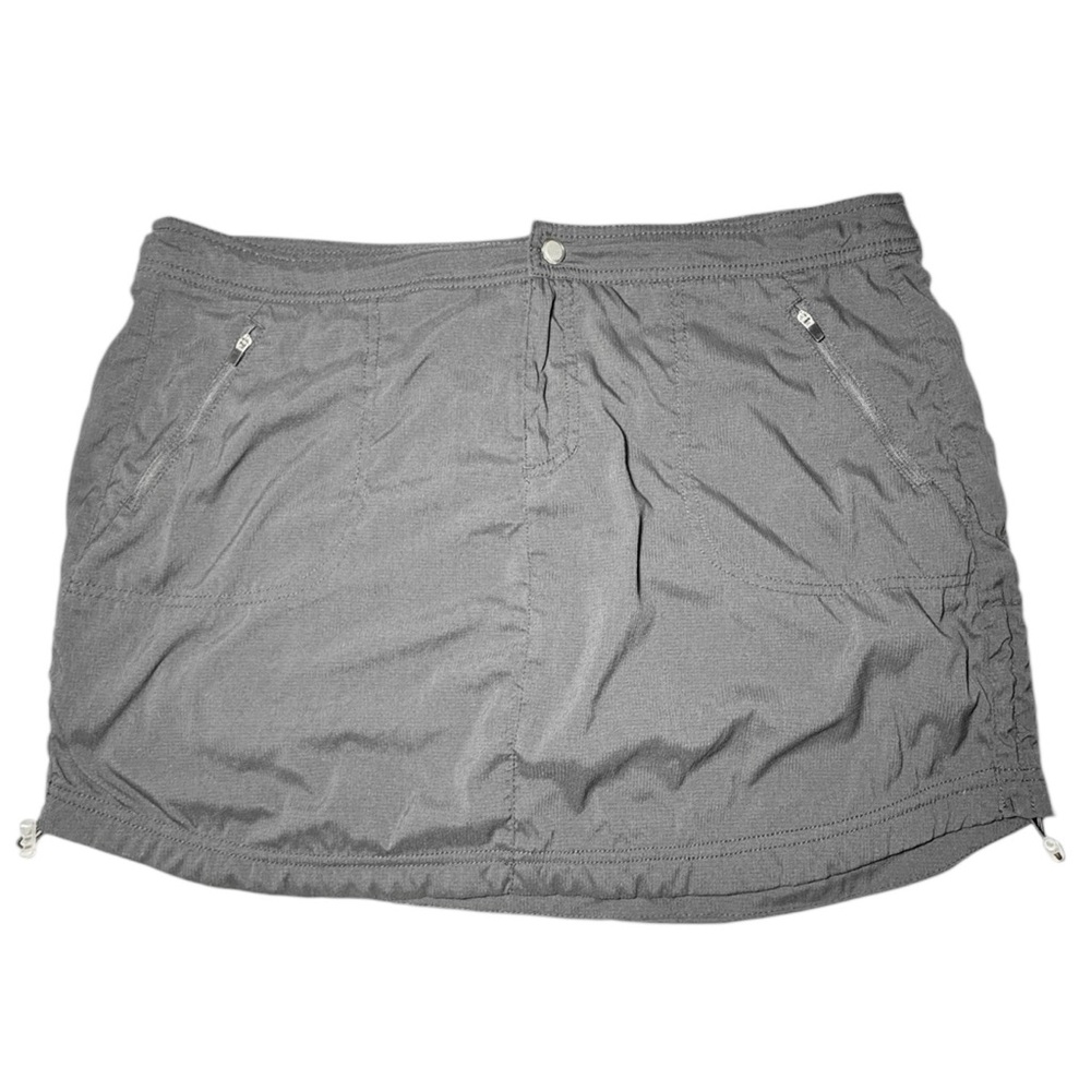 Te Verde Women's Black Athletic Athleisure Cargo Skort Shorts Skirt Size XL